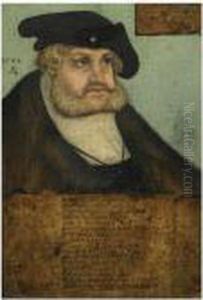 Portrait Of The Elector Frederick Iii The Wise Of Saxony Portrait Of The Elector Frederick Iii The Wise Of Saxony