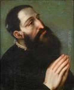 A Donor In Prayer by Lucas The Elder Cranach