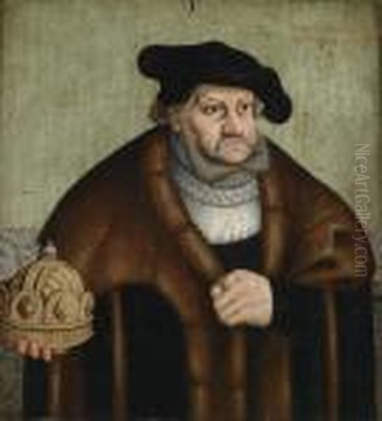 Prince Elector Frederick The Wise Of Saxonyholding The Imperial Crown - view 1