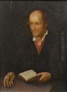 Portrait Of Philip Melancthon by Lucas The Elder Cranach