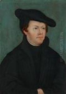 Martin Luther Und Katharina Von Bora by Lucas The Elder Cranach