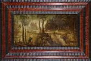 Escena De Caceria by Lucas The Elder Cranach
