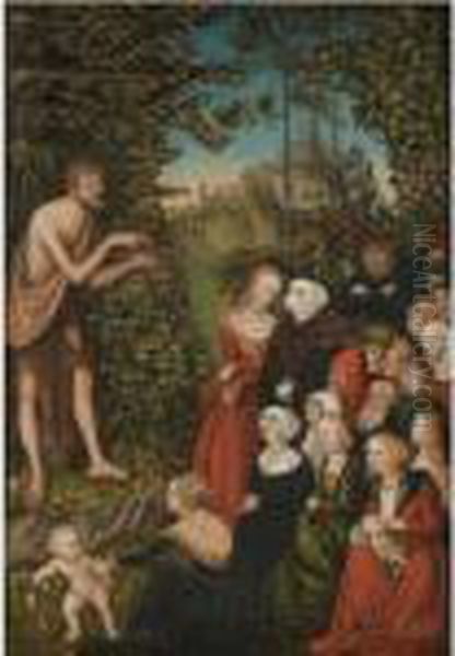 Saint John The Baptist Preaching In The Wilderness - view 1