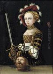 Judith With The Head Of Holofernes by Lucas The Elder Cranach