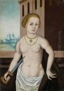 Lucretia. by Lucas The Elder Cranach