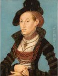 A Portrait Of Johann Friedrich I by Lucas The Elder Cranach