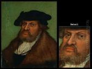 Portrait Des Johann, Der Bestandige by Lucas The Elder Cranach