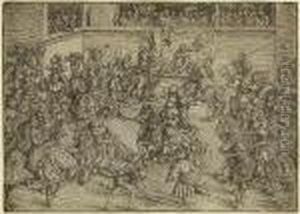 Das Zweite Turnier by Lucas The Elder Cranach
