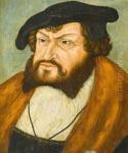 Portrait Des Prinz Von Saxen. by Lucas The Elder Cranach