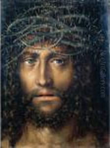 The Head Of Christ Crowned With Thorns