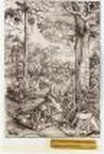 The Penitence Of St Jerome (b.63; Holl.84; D.60) by Lucas The Elder Cranach