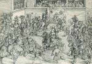 Das Turnier Mit Simson Und Dem
 Lowen Auf Dem Balkonteppich.