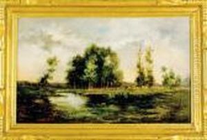 Pond In Landscape