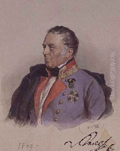 Johann Joseph Wenzel Count Radetzky 1766-1858 Governor of the Lombardo Venetian territories in the mid 1800s - view 1