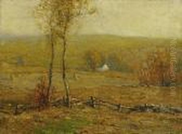 Farm In The Valley by Bruce Crane