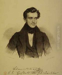 Johann Strauss the Elder 1804-49 Austrian violinist and conductor by Josef Nikolaus Kriehuber