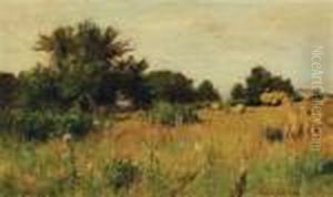 Gathering Hay by Bruce Crane