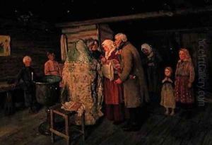 The Christening by Petr Korovin