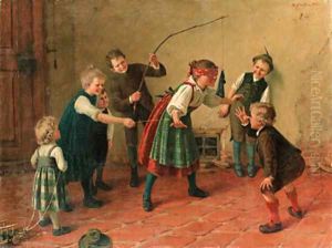 Blind Man's Bluff by Theodor Kleehaas