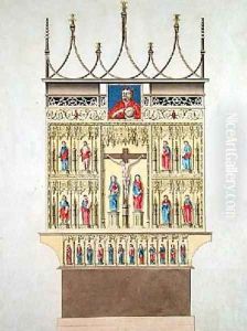 High Altar of the former Cathedral in Hamburg by Heinrich Wilhelm Julius Koch