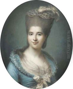 Portrait of Madame Antoine Seguier, nee Vastal by Alexandre Kucharski