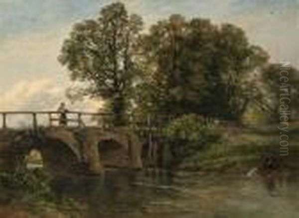 Looking Over A Stream - view 1