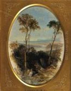 Classical Italianate Landscape by Thomas Creswick