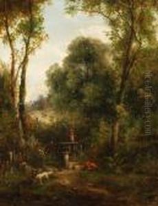 Auf Fasanenjagd by Thomas Creswick