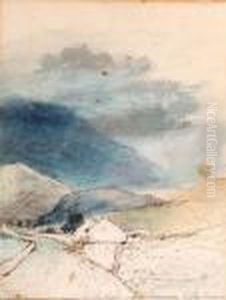 On The Road From Caernavon To Llanberis by Thomas Creswick
