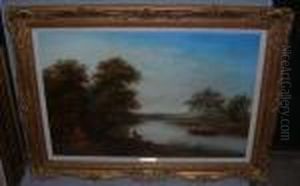 Description
Follower Of Thomas Creswick River Scene by Thomas Creswick