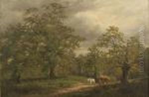 The Road Through by Thomas Creswick