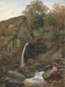 An Over-shot Water-mill by Thomas Creswick