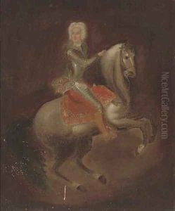 Portrait of a gentleman on horseback