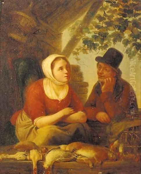 The poultry seller - view 1