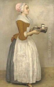 La belle chocolatiere by Albert Krafft