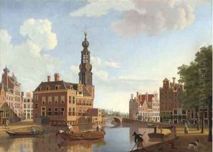 The Singel with the Munttoren, Amsterdam