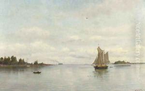 A tranquil day on the Finnish coast by Oskar Conrad Kleineh