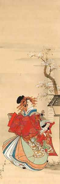 Beauties of the three pleasure quarters in the eastern capital Snow, Moon and Flower - view 1