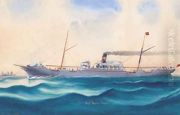 S.S. Italian Prince at sea - view 1