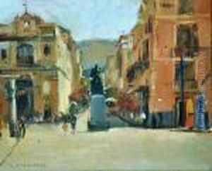 Piazza Tasso A Sorrento by Luigi Crisconio