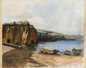 Barche A Riva by Luigi Crisconio