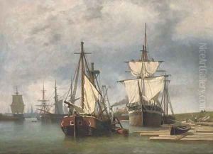 Preparing to set sail by George Laurens Kiers