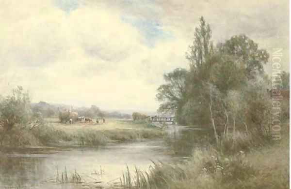 View near Evesham on the Avon, Warwickshire - view 1