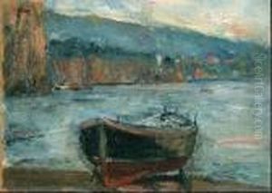 Marina Con Barca by Luigi Crisconio