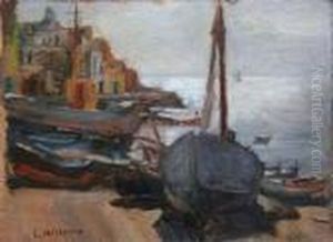 Barche A Torre Del Greco by Luigi Crisconio