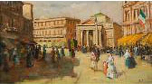 Trieste, Piazza Della Borsa - view 1