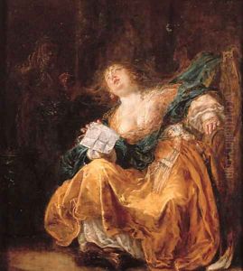 Lucretia by Nicolaes Knupfer