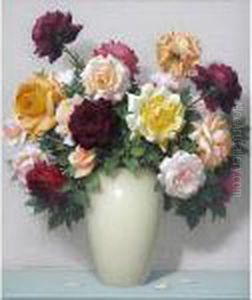 Grande Composizione Con Rose by Bruno Croatto