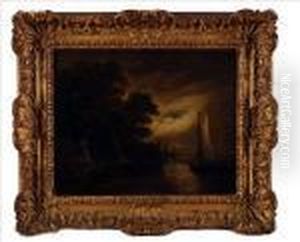 A Moonlit Estuary by John Crome