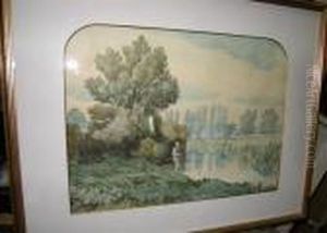 A Wherry On A Norfolk River by John Crome